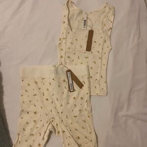 Skims Tank and Boxer set - Marigold rosebud NWT